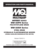MQ Multiquip WM120SH User manual