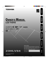 Toshiba 23HLV84 User manual