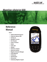 Magellan eXplorist 600 Reference guide