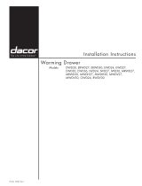 Dacor ERWD30B User manual