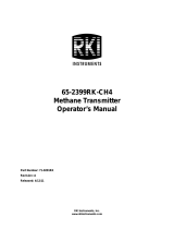 RKI Instruments 65-2399RK-CH4 Owner's manual