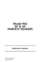 MacDon 963 Harvest User manual