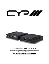 CYP PU-305BDA-TX User manual