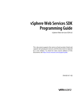 VMware vSphere Web Services SDK 6.0 User guide