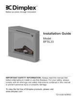 Dimplex BFSL33 Installation guide