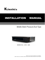 Klimaire KDIM012-H2 Installation guide