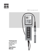 YSI Model 60 Owner's manual