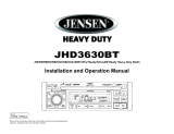 Voyager JHD3630BT User manual