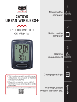 Cateye CC-VT245W - Urban Wireless plus Owner's manual