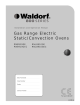 Moffat 800 Series RNL8910GEC Operating instructions