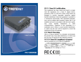 Trendnet TFC-1000MGB User manual