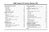 Saab 9-7X Owner's manual