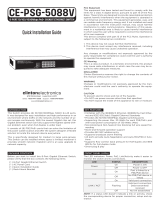 Clinton Electronics CE-PSG-5088V User manual