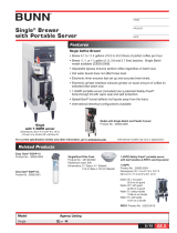 Bunn-O-Matic Single Datasheet