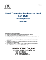 RKI Instruments SD-1GHD Smart Transmitter / Gas Detector ETO Owner's manual