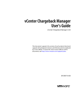 VMware vCenter Chargeback Manager 2.0 User guide