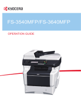 Copystar FS-3540MFP Operating instructions