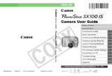 Canon SX100 IS User manual
