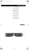 Bose MediaMate® computer speakers User manual