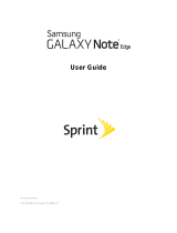 Samsung SM-N915P Sprint User guide