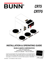 Bunn-O-Matic CRTF5 Operating instructions