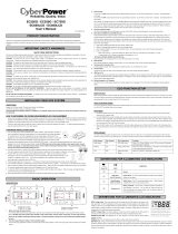 CyberPower EC750G User manual