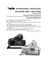 Standard Horizon GX1100S User manual
