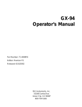 RKI Instruments GX-94 Owner's manual