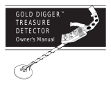 Bounty Hunter GOLD DIGGER TREASURE DETECTOR Owner's manual