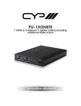 CYP PU-1H3HBTE User manual