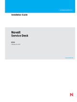 Novell Service Desk 6.5 Installation guide