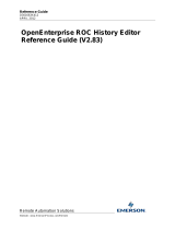 Remote Automation Solutions OpenEnterprise ROC History Editor User guide