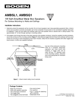 Bogen Imaging AMBSQ1 User manual