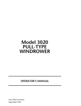 MacDon 3020 User manual