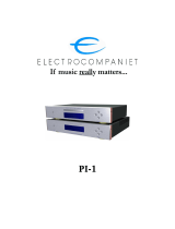 ELECTROCOMPANIET PI 2 Owner's manual