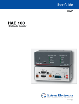 Extron HAE 100 User manual