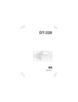 Sangean DT-220A User manual