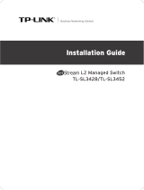 TP-LINK JetStream TL-SL3452 Installation guide