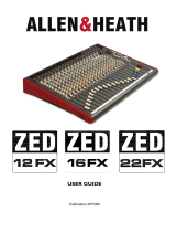 ALLEN & HEATH ZED 22 FX User manual