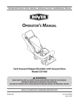 MTD CSV206 Chipper Shredder Vac Owner's manual