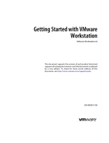 VMware Workstation Workstation 8.0 Quick start guide