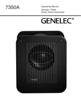 Genelec 8320 and 7350 Stereo System Operating instructions