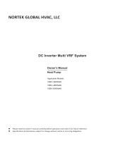 Reznor V5BV-48WMAK Owner's manual