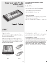 Sonnet Tempo edge SATA Pro 6Gb ExpressCard/34 Quick start guide