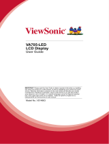 ViewSonic VA705-LED User guide