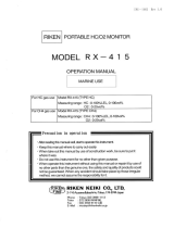 RKI Instruments RX-415 Owner's manual