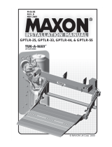 Maxon GPTLR SERIES (2005 Release, After May 1, 2005) Installation guide