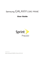 Samsung Galaxy Core Prime Sprint User guide