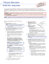 Extron CS 120P User manual