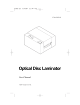 Primera Laminator Owner's manual